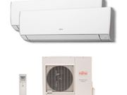 Ar Condicionado Multi Split Bi Inverter Fujitsu 1x9000 + 1x12000 Btus Qf 220v 1F 
